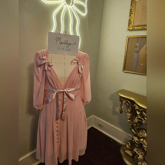 Wheels and Dollbaby Pink Lana Dress - Picture 2 of 4